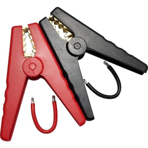 JKM 1000A Truck Battery Clamp 140MM Pure Copper Alligator Clip Caravan Test Lead Double Screw Fix