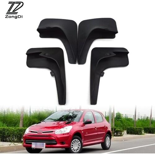 ZD Car Mudflaps Fit For 2003 2004 2005 2006 2007 2008 2009 Citroen C2 Molded Accessories Mud Flap Front Rear Mudguards Fenders