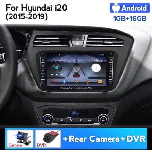 1G+16G Android 8.1 GPS Navigation Car Radio For HYUNDAI i20 2015 - 2018 2019 Quad Core Support SWC USB Carplay WIFI OBD Free Map