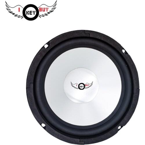 1pc 6.5 Inch 6inch 300W 4Ohm Aluminium Cone Car Audio Front Midrange Speaker I KEY BUY Component Louder Full Range Speakers
