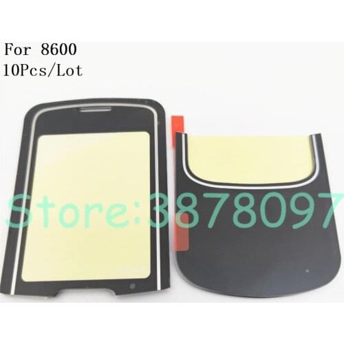 10Pcs/Lot High Quality Black Lens For Nokia 8600 LCD Screen Glass Lens and Keypad Lens With Double Side Sticker