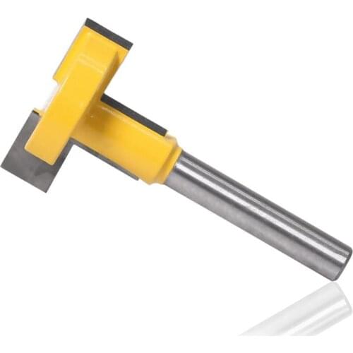 6mm Shank T-Slot T-Track Slotting Router Bit for Woodworking Chisel Cutter Tool