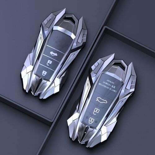 Zinc alloy car key case shell cover For Toyota Crown Highlander new RAV4 Camry Carola Leling Prado 2020