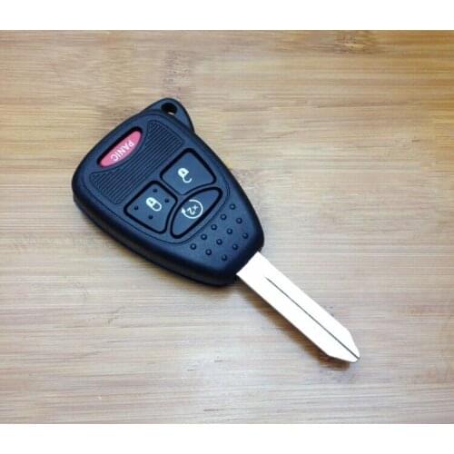 5PCS/lot For Chrysler 300C Sebring Compass Liberty Remote Key Shell Case 3+1 Button Fob Key Cover(Small Button)