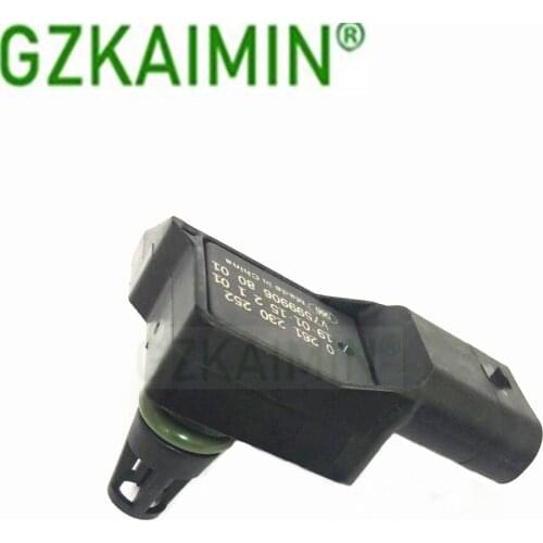 OEM 0261230252 967783718A MAP Intake Manifold Boost Pressure Sensor For Peugeot RCZ For Citroen Peugeot 1.6 EP6CDT