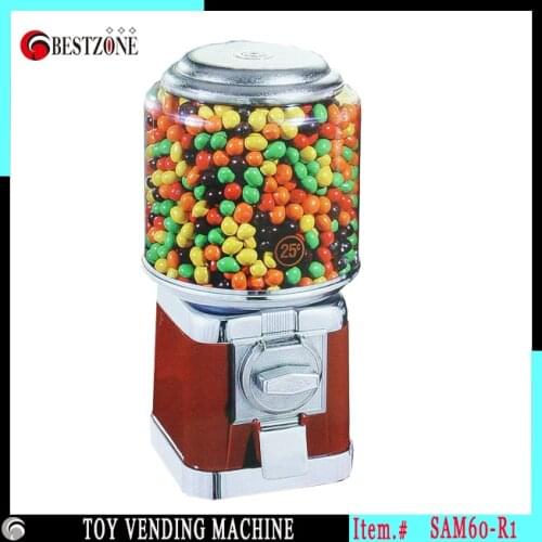 Kid toy candy vending machine for 25-40mm plastic capsule or bouncing ball