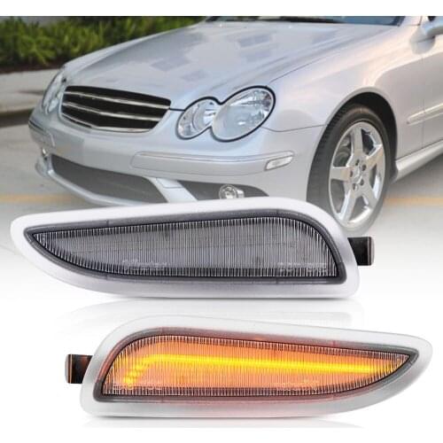 For Benz W209 Front Led Side Marker Light GLK55 AMG 03-06 GLK500 03-09 GKL320 03-05 Replace OEM Led Turn Singal Sidemarker Lamp