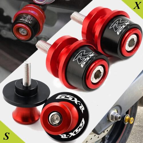 For Suzuki GSX-R GSXR 600 750 1000 K2 K3 K4 K5 K6 K7 K8 K9 K11 M8 Motorcylce CNC Aluminum Swingarm Spools Slider Stand Bobbins