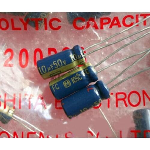 1pc FC Series 10uF/50V Electrolytic Capacitors Hi-Fi Audio 105 Deg.C