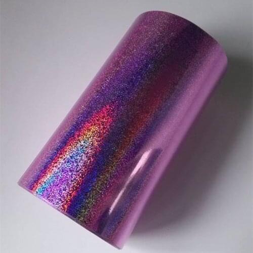 Holographic foil quicksand pattern pink color T01 hot press on paper or plastic stamping foil transfer film 21cm x 120m
