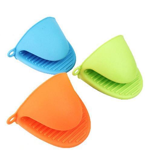 Insulated Heat Hot Plate Clip 1 PCS Microwave Oven Gloves Thicken Anti-scald Kitchen Organizer Silicone Pot Clips Oven Mitts