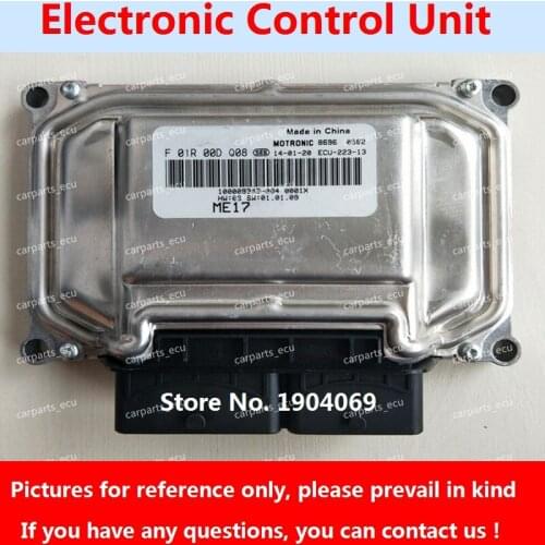 Engine Computer Board F01R00DQ08 100011308-001 F01RB0DQ08 ME17 ECU F01R00DQ10 F01RB0DQ10 100011309-001 For Qoros Car