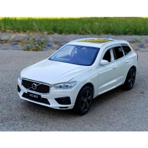 1:32 Scale Licensed For VOLVO XC60 Diecast Alloy Metal Luxury SUV Car Model Collection Model Pull Back Sound&Light Toys Vehicle