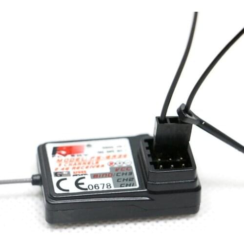2.4G Signal Receiver Module 3 Channel AFHDS For GT3B GT2 GT3C Transmitter 1024 DC Power Remote RC Car Boat Accessories