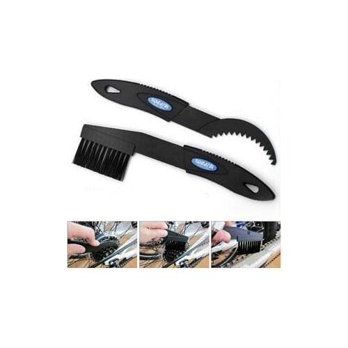 100Set Bicycle Chain Clean Brush Cleaning Bike Cycling Cleaner Scrubber Tool 2PCS/set comb