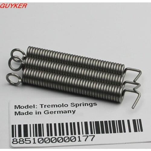 Set of 3 Tremolo Strat Guitar Bridge Tension Springs in Germany