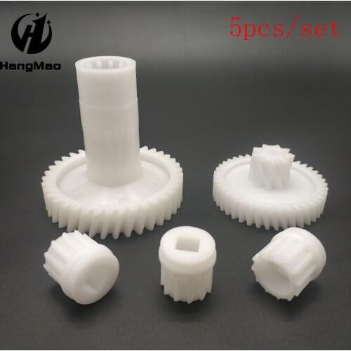 4pcs Meat Grinder Spare Parts Mincer Plastic Sleeve Screw Gear Fits Bork,Vitek VT-1671, VT-1672, VT-1673, VT-1677