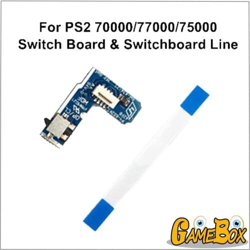 Power Switch Board Line for PS2 70000/77000/75000 Power On Off Board Reset Switch Board For PS2 Cable Model
