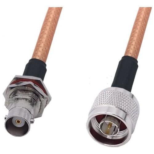 RG142 N Male To BNC Female O-ring Connector RF Coaxial Jumper Pigtail Cable