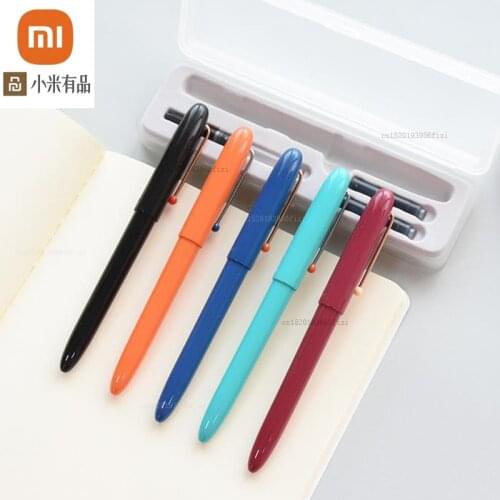 Xiaomi youpin pen retro student writing practice calligraphy can change ink sac dark tip sketch pen ink pen