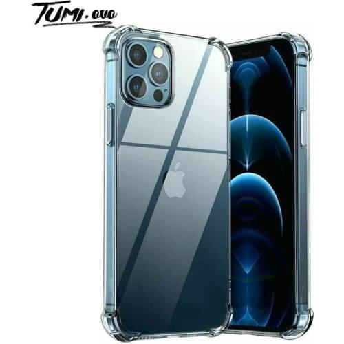 Ultra Thin Shockproof Transparent Soft TPU Case For iPhone 12 Pro Max 11 Xr X Xs SE 2020 5 5s For iPhone 12 Mini 6 7 8 Plus