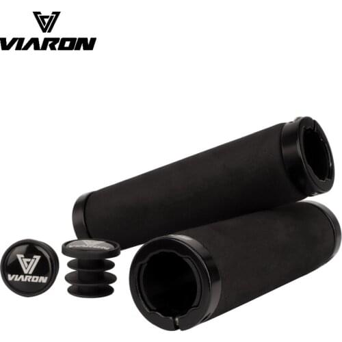 VIARON Bicycle Handlebar Grips Handle Bar Grips Lock-on Mountain Bike Handlebar Cover Sponge Cycling Anti-Shock Skid-Proof MTB