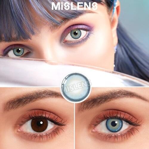Mislens 1pair(2pcs) Color Contact Lenses For Eyes Brown Color Lens Eyes Colored Contacts lenses for eyes colored lentillas