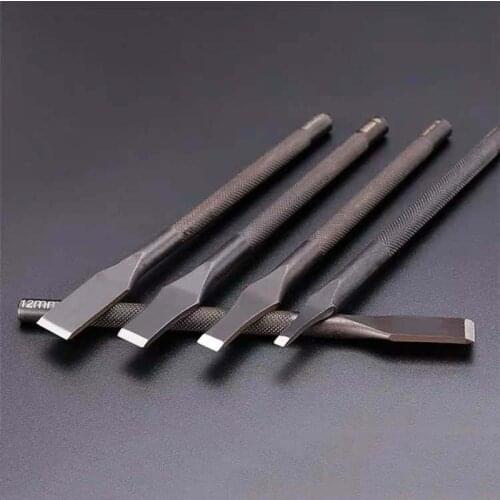 1 Pcs 3/5/6/8/10/12mm DIY Leather Craft Straight Line Making Wallet Bag Hole Punch Tool Non Slip Durable Handmade Accessories