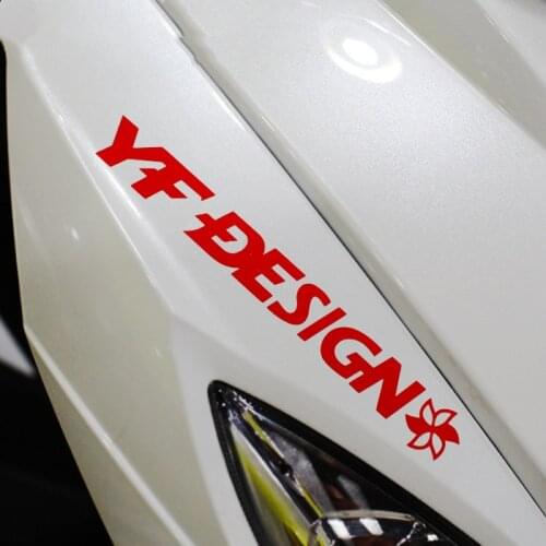 2pcs Car Styling Stickers Auto Bicycle Motorcycle Decals for Daijiro Kato GR125 Light Eyebrow
