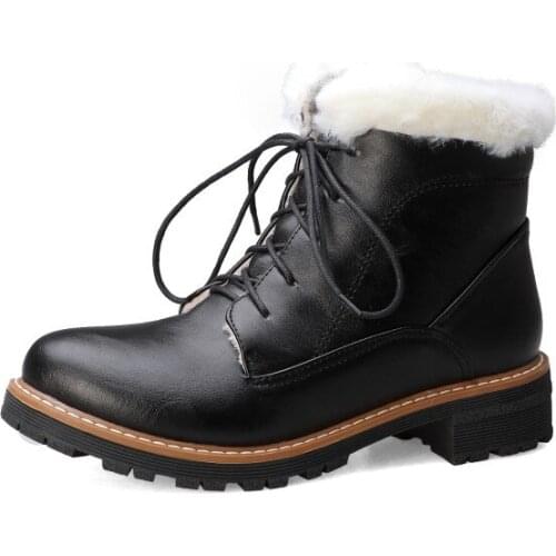 Big SizeSimple and fashionable fluffy short boots boots women shoes ankle boots for women ladies boots shoes woman winter