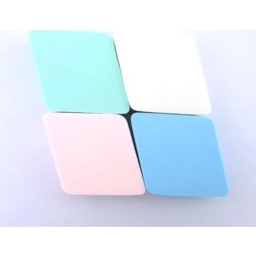 Fast ship way mini Rhomb face powder puff facial puff as makeup cotton pad for lady Cosmetic sponge puff accessory products