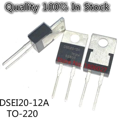 10pcs/lot DSEI20-12A TO220-2 20A / 1200V fast recovery diode