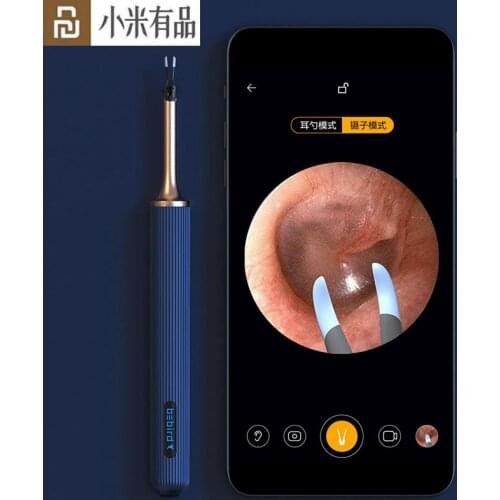 Youpin Bebird Note 3 Intelligent Visual Ear Stick 1000W Ear Cleaning Endoscope Mini Camera Otoscope Borescope Ear Picker Tool