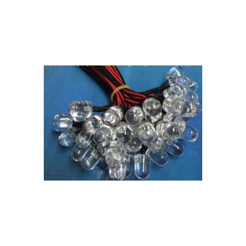 F10 10mm Blinking Warm White Red Green Blue Yellow Orange Purple 7 color Flash 12V LED Lamp Light With 20cm Wire x 100pcs