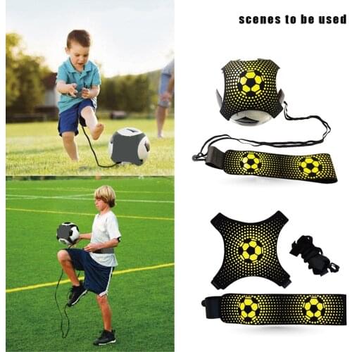Soccer Trainer Solo Soccer Kick Trainer Adjustable Waist Belt Football Kick Throw Solo Practice Football Training Aid Exercise