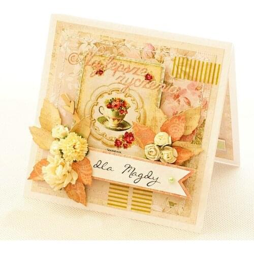 Najlepsze Zyczenia DIY Cutting Die Polish Alphabet Handmade Decoration Card Photo Making Craft Template Embossing Stencil