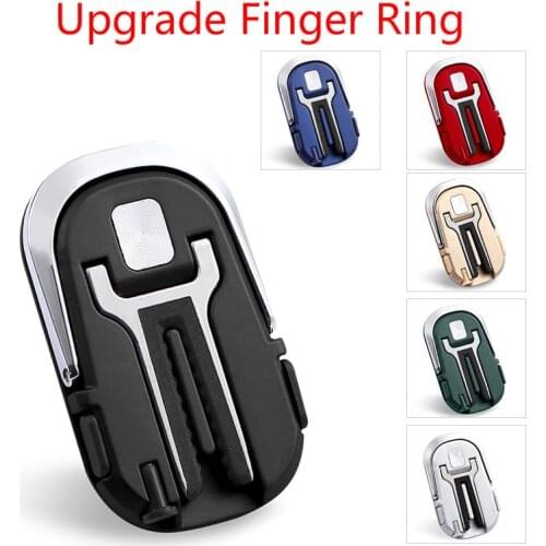 Upgrade Finger Ring For Phone Car Holder Bracket Air Vent Mount Stand Supporto Smartphone Auto For Samsung IPhone Holder