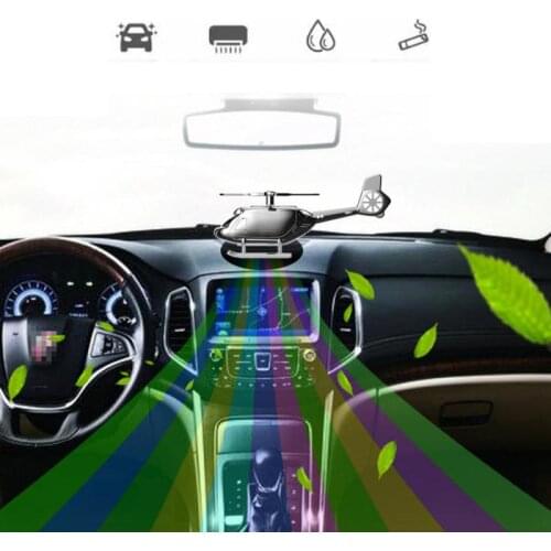 Car Aromatherapy Air Freshener Helicopter Aircraft Decoration Accessories Solar Car Fragrance Car Interior Decoration Styling