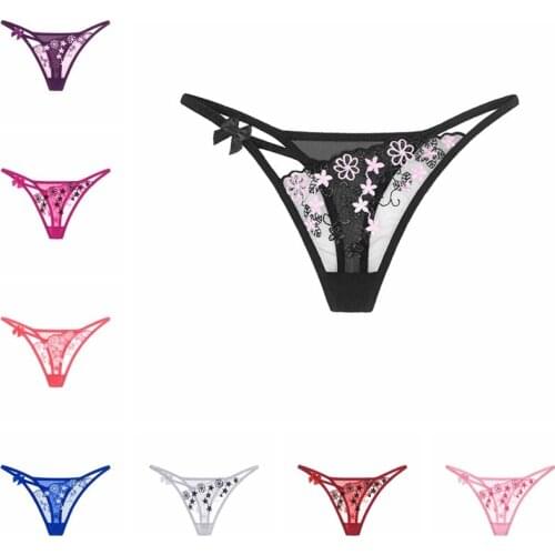 Women ladies Sexy G String Thong Micro Panties Shorts Mesh Lingerie Underwears Underpants New Styles clothing clothes 2019