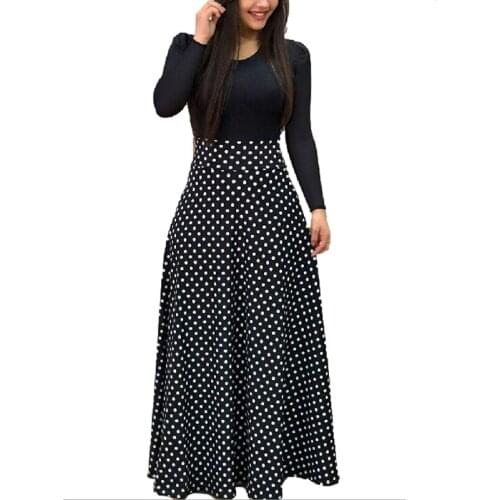 Plus Size Women Autumn Print Stitching Flower Casual Long Party Dress 2021 Vestidos Bodycon Elegant Sexy Woman Maxi Dress Femme