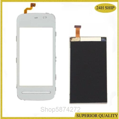 LCD with Touchscreen for Nokia 5228, 5230, 5233, 5235 LCD Display screen Digitizer Glass Panel Front Glass Lens Sensor