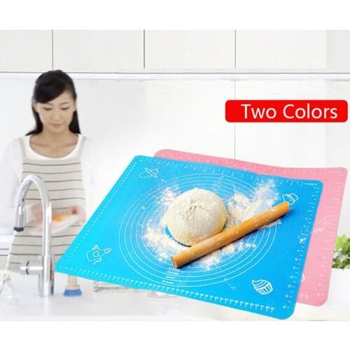 1pc Non-Stick Silicone Mat Baking Pastry Rolling Dough Liner Pad Pastry Cake Bakeware Paste Flour Table Sheet Kitchen Tools