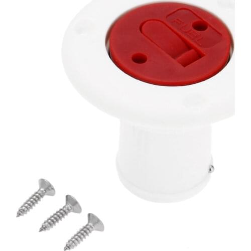 Gohantee 1 Pc Nylon Marine Fuel Deck Filler Cap Hardware Fit 38mm/1.5" Diameter Hose Yacht Truck Rowing Boats Accessories Marine