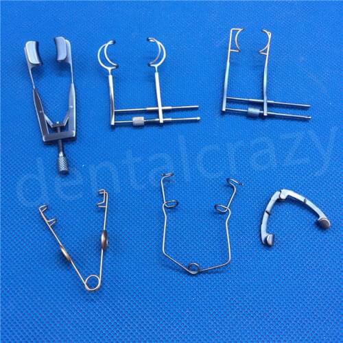 1pcs Titanium Eye Speculums speculum wire blade/ V type solid blade ophthalmic surgical instruments opener eyelid tools