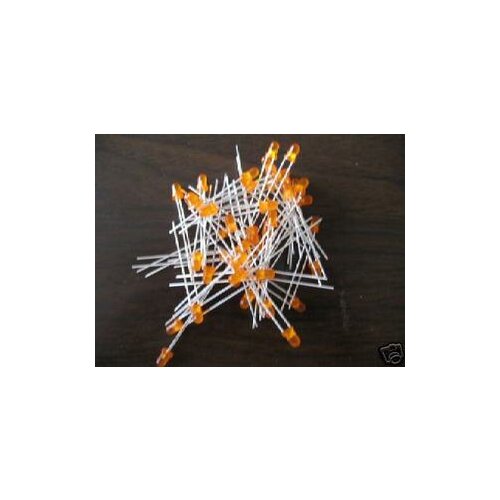 15000pcs 3mm orange Ultra Bright Diffused orange LED Lamps 3mm diffused orange led 3mm big/wide angle orange led