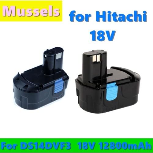 2021 Rechargeable Battery 18V NI-MH 12800mAh for Hitachi Power Tool Screwdriver Drill EB1820 EB1812 EB1830H EB1833X EB18B 322437