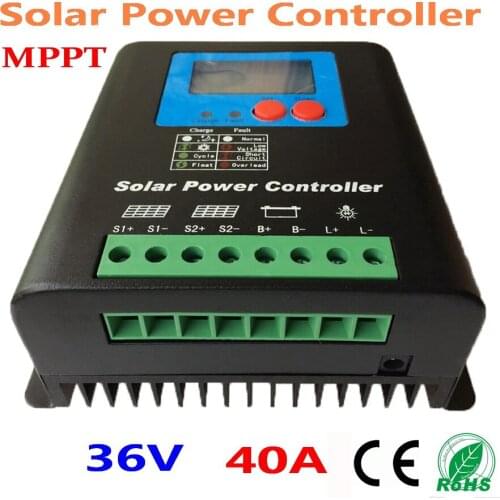 40A 36V mppt Solar Charge Controller, 40A Solar Controller 36V, PV panel Battery Regulator 40A 36V