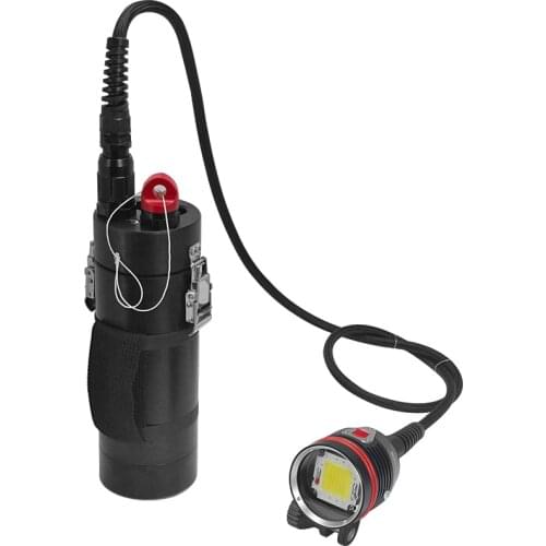 ARCHON DH102 Underwater Spotlight White LED max 10000 Lumen dive light Diving Video Light with battery pack 10* 26650 battery