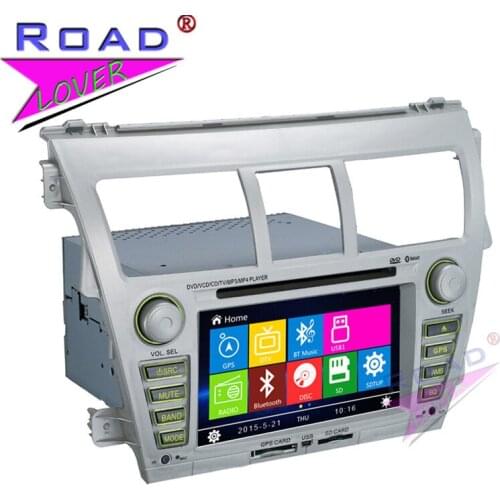 TOPNAVI Wince 6.0 2Din 6.2Inch Car Media Center DVD Player For Toyota Vios 2007- Stereo GPS Navigation Auto Radio HD TFT