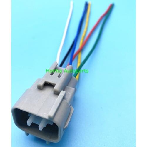 Free Shipping 5/10/20/50/100 Gray 6 pin male accelerator throttle pedal plug auto electrical connector 7282-7064-40 wire harness